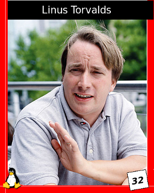 Linus Torvalds Sticker