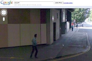 Man chases his Doppelgänger